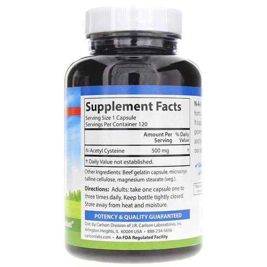 NAC N-Acetyl Cysteine 500 Mg, CL